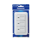 ワイド埋込トリプルスイッチ