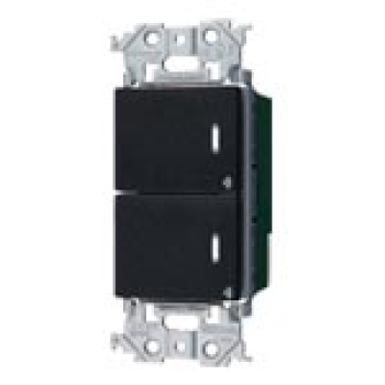 アドバンス リンクプラス 埋込ダブルスイッチ マットブラック