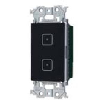 アドバンス タッチ スイッチ用ダブル子器 マットブラック