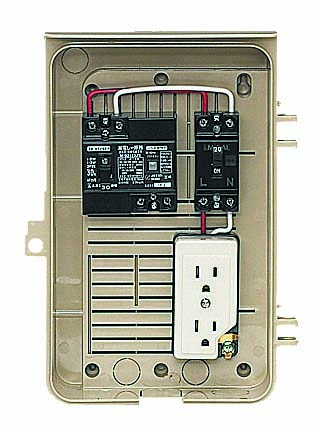 屋外電力用仮設ボックス