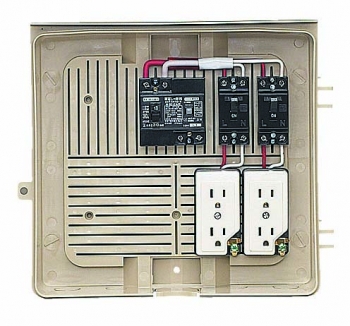 屋外電力用仮設ボックス