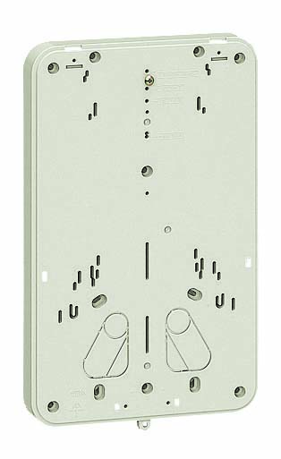 積算電力計取付板 1個用 ミルキーホワイト