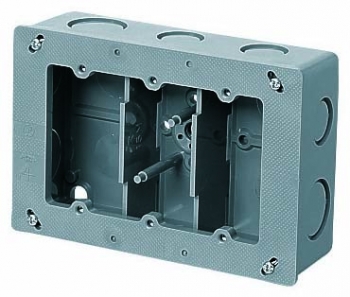 樹脂製埋込スイッチボックス