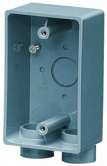 専用出品 未来工業 露出スイッチボックス コネクタ付 ベージュ SW1-28FG