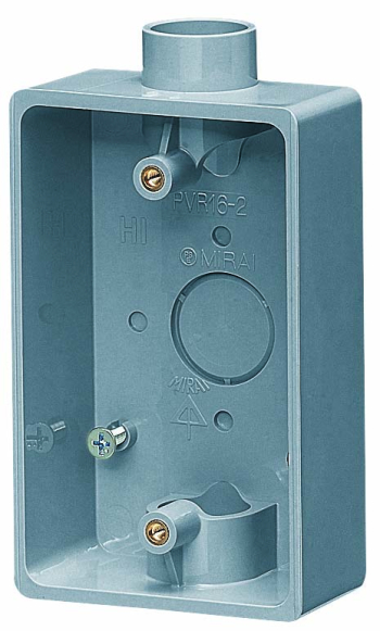 露出1コ用SWBOX グレー