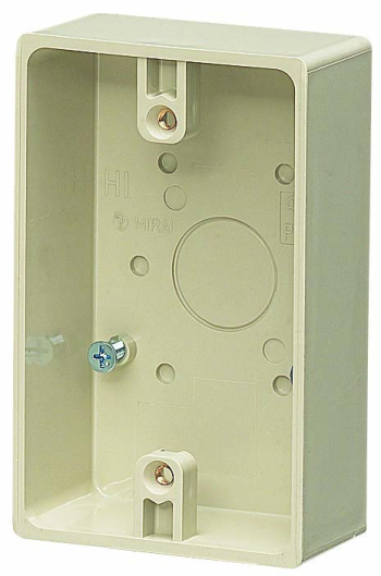 露出1コ用SWBOX ベージュ