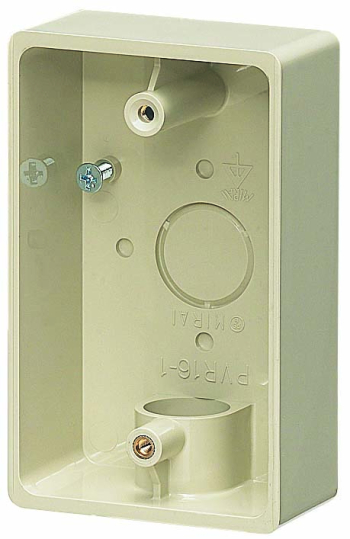 露出1コ用SWBOX ベージュ