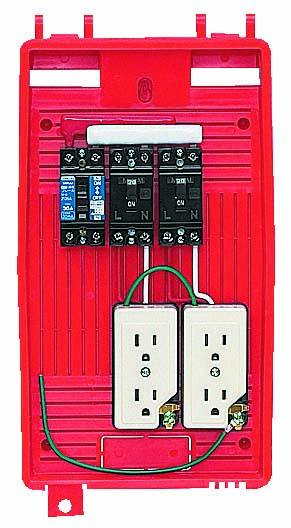 屋外電力用仮設ボックス