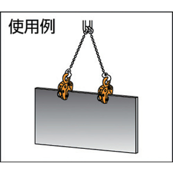 SVC2H 立吊クランプ（ロックハンドル式） スーパーツールの通販なら